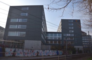 Das von außen unscheinbare Google-Gebäude in der Züricher Brandschenkestraße